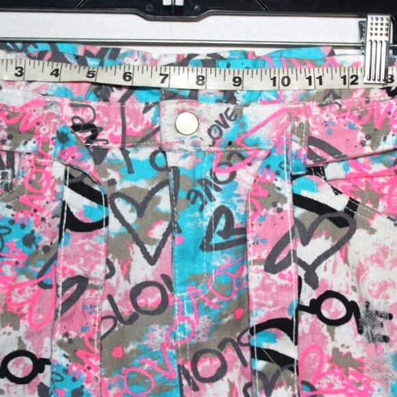Graffiti Print Skirt – Size 10, 100% Cotton - Picture 5 of 8